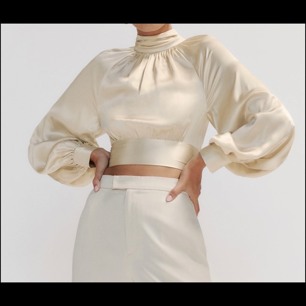 Reformation Silk Top